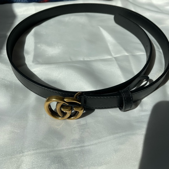 Gucci belt - 85m - Double G Buckle - Nero/black - Picture 1 of 6
